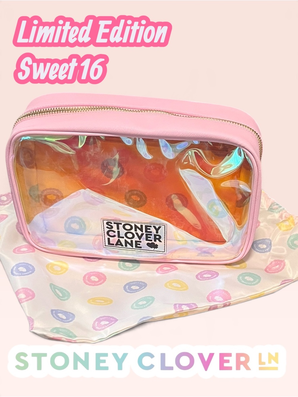 Limited Edition Stoney Clover Lane Sweet 16 Large Pouch NWT